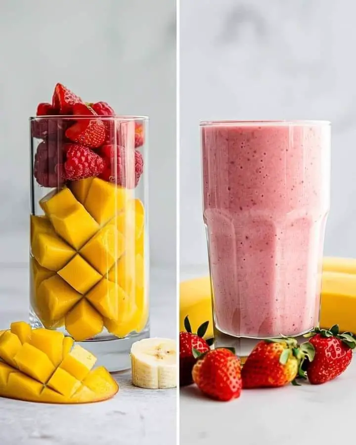 Mango Strawberry Smoothie