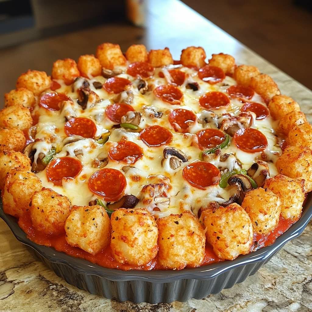 Tater Tot Pizza Bake: A Slice of Heaven!