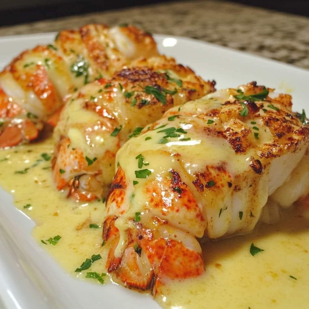 Melt-in-Your-Mouth Creamy Garlic Butter Lobster Tails