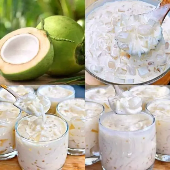 White Buko Salad Recipe