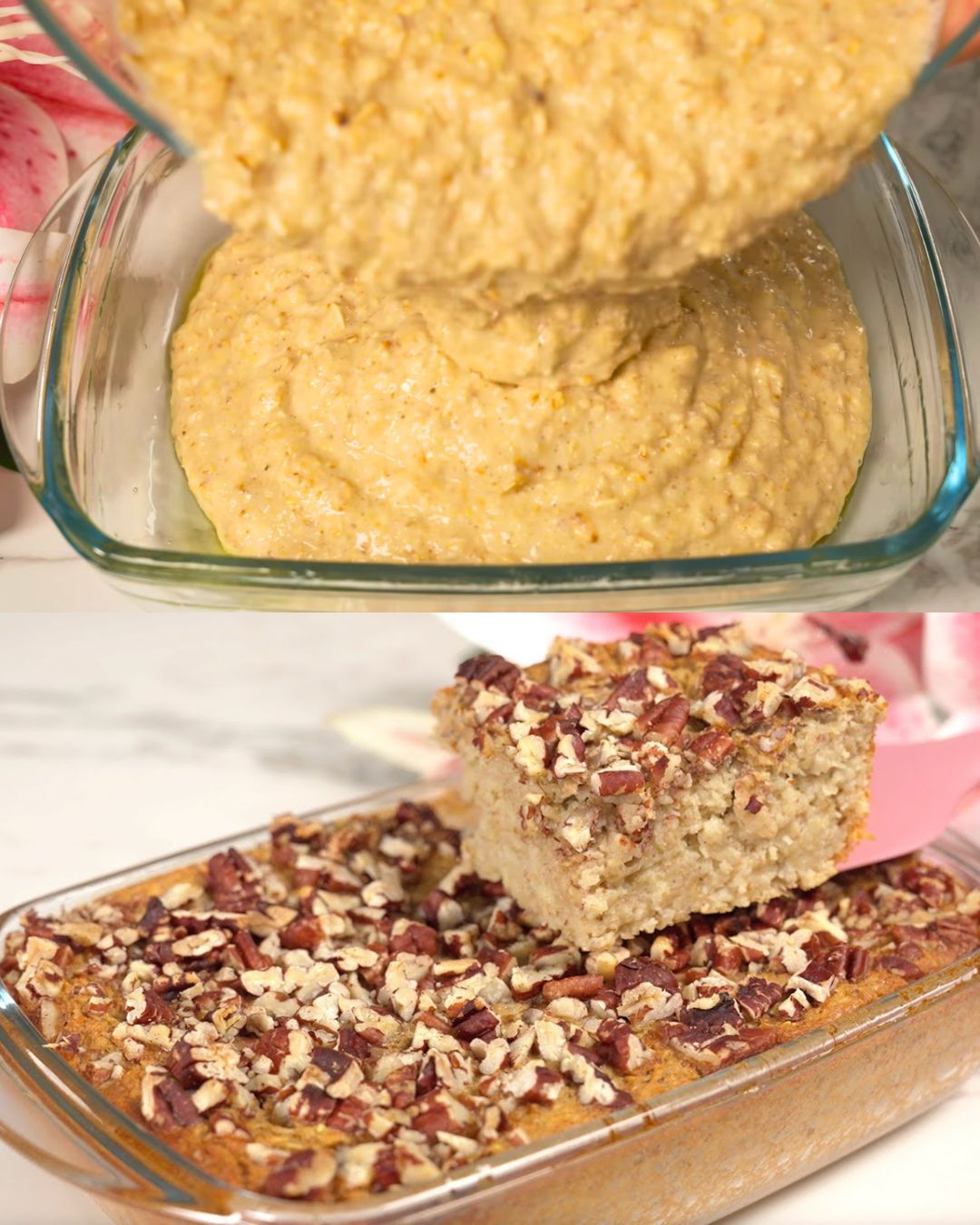 Apple-Banana Oatmeal Bake