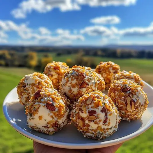 Honey Pecan Pumpkin Cheese Ball