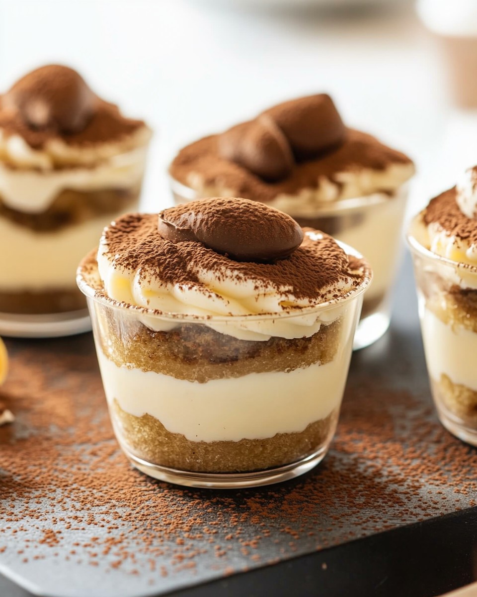 Just whipped up this delightful Tiramisu Cups – creamy, coffee-flavored, and oh-so-indulgent! ☕ I never thought making Tiramisu could be this easy, but these little cups are a total game changer! My family couldn’t get enough of them!