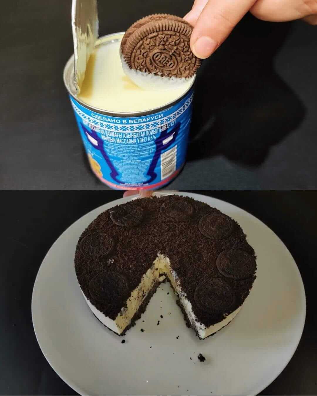 Oreo Condensed Milk Dessert