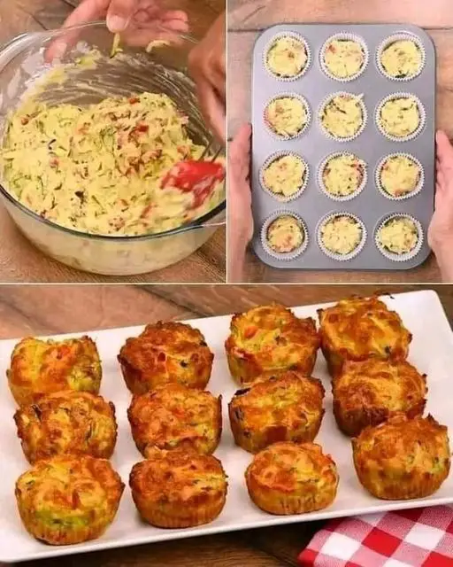 Savory Veggie and Cheese Muffins: A Wholesome, Flavorful Treat