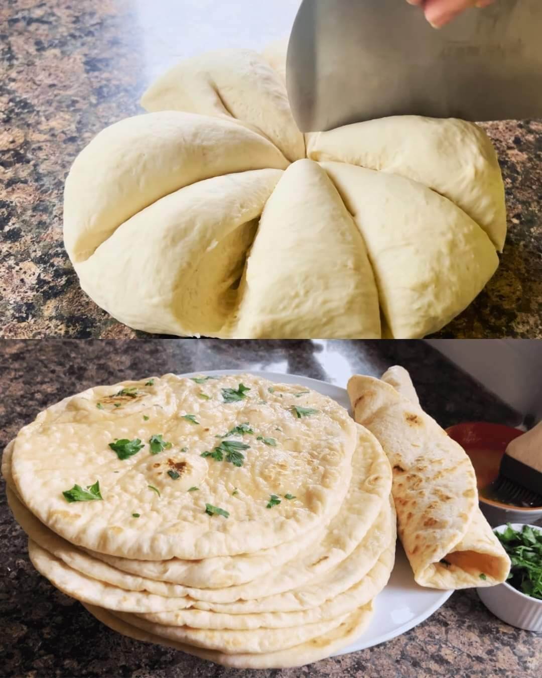 Soft Flatbreads / Wraps / Naan Bread