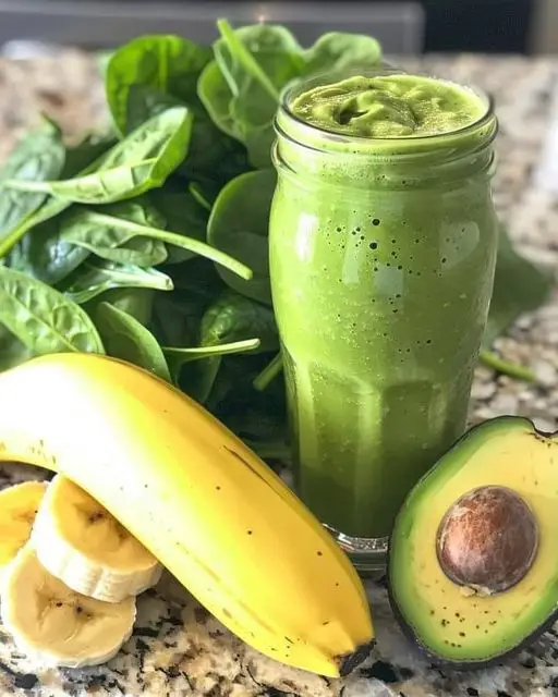 AVOCADO AND SPINACH SMOOTHIE