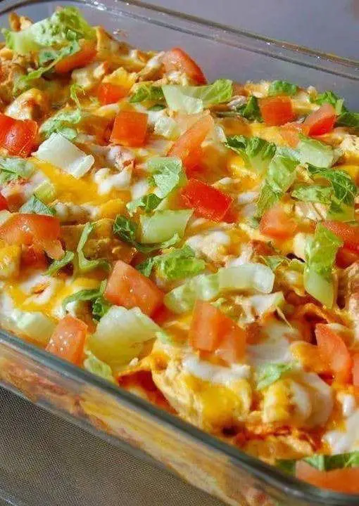 Walking Taco Casserole !!