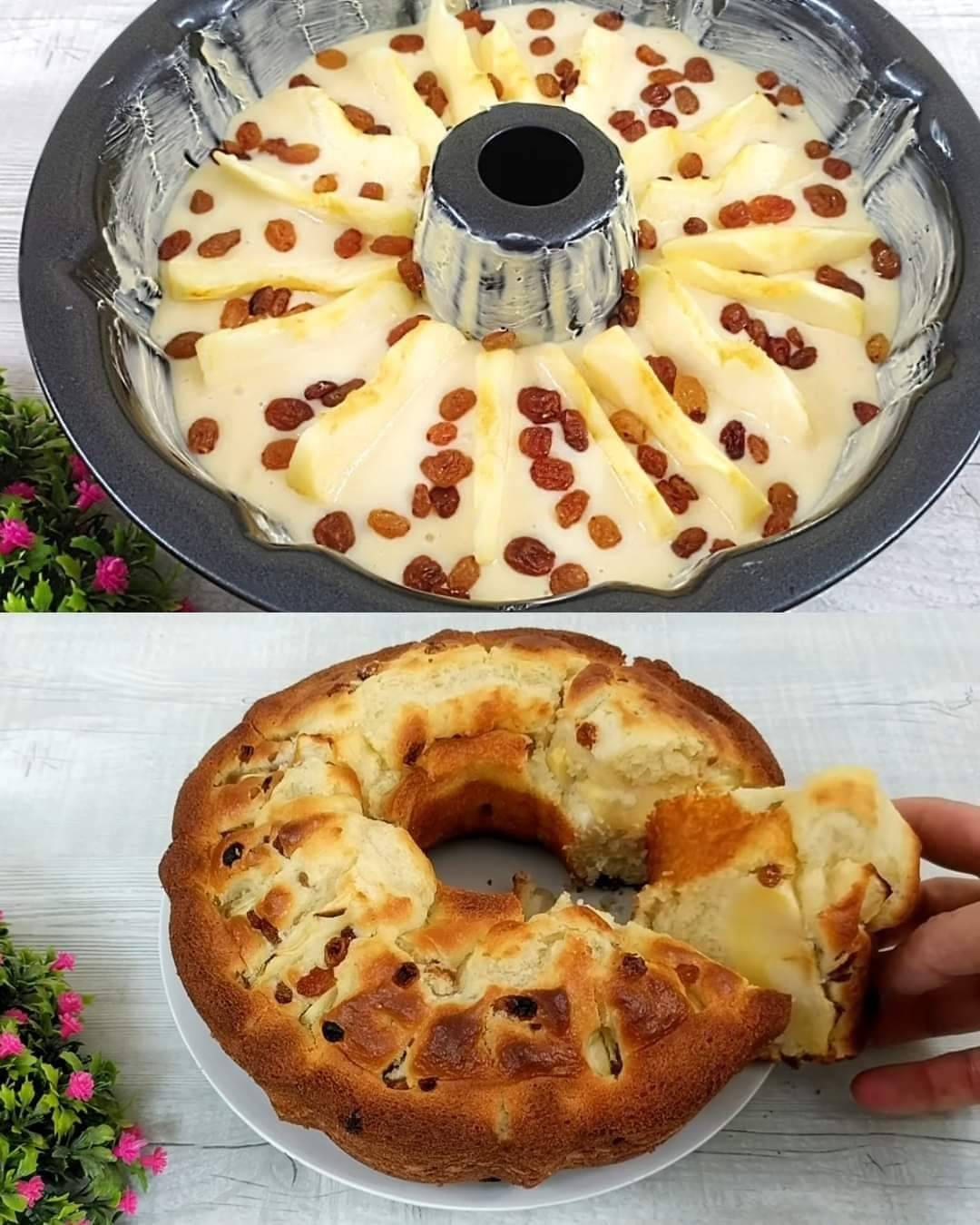 Apple and Raisin Cake