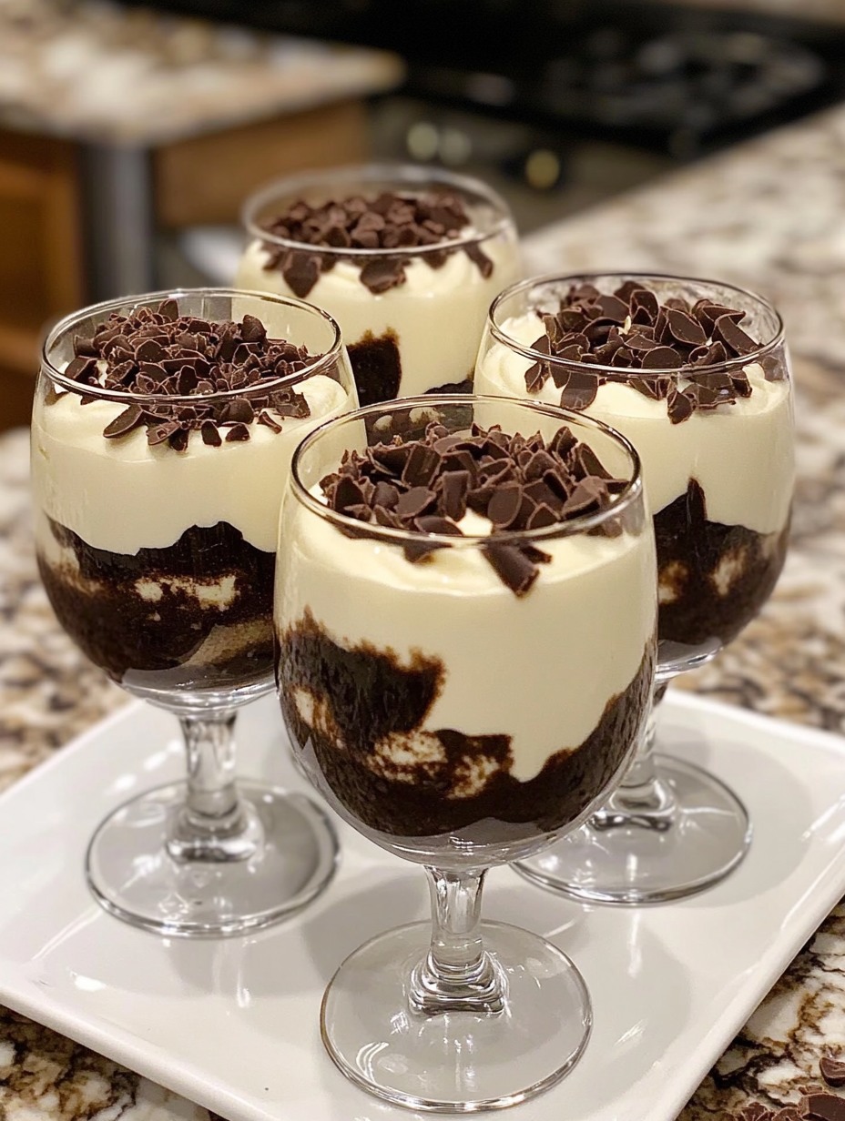 Brownie Cheesecake Parfait