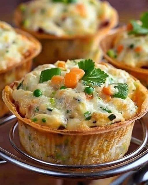 Mini Chicken Pot Pies Recipe