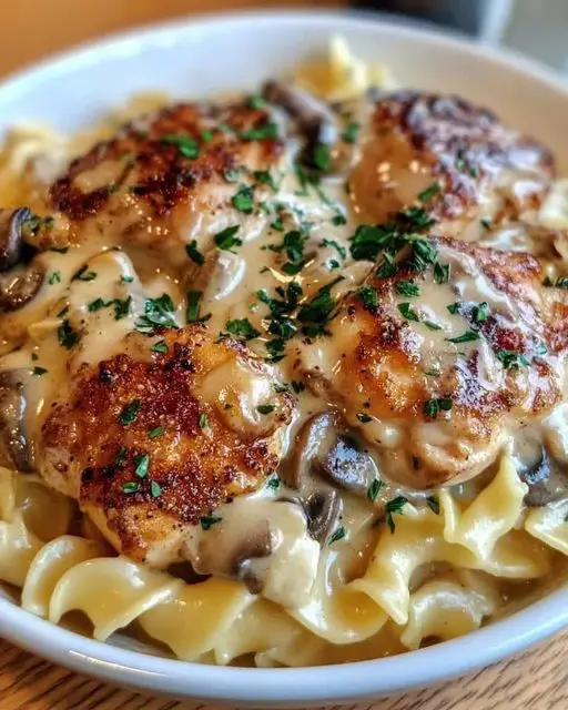 Chicken with Buttered Noodles