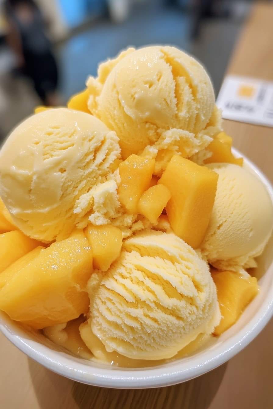 Mango Ice Cream Recipe