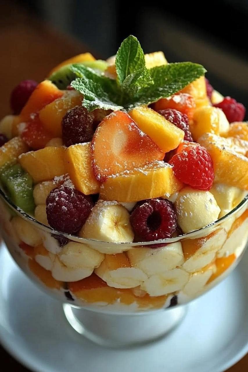 Layered Summer Fruit Salad