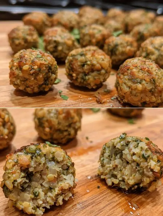 Vegan Green Lentil Meatballs Recipe