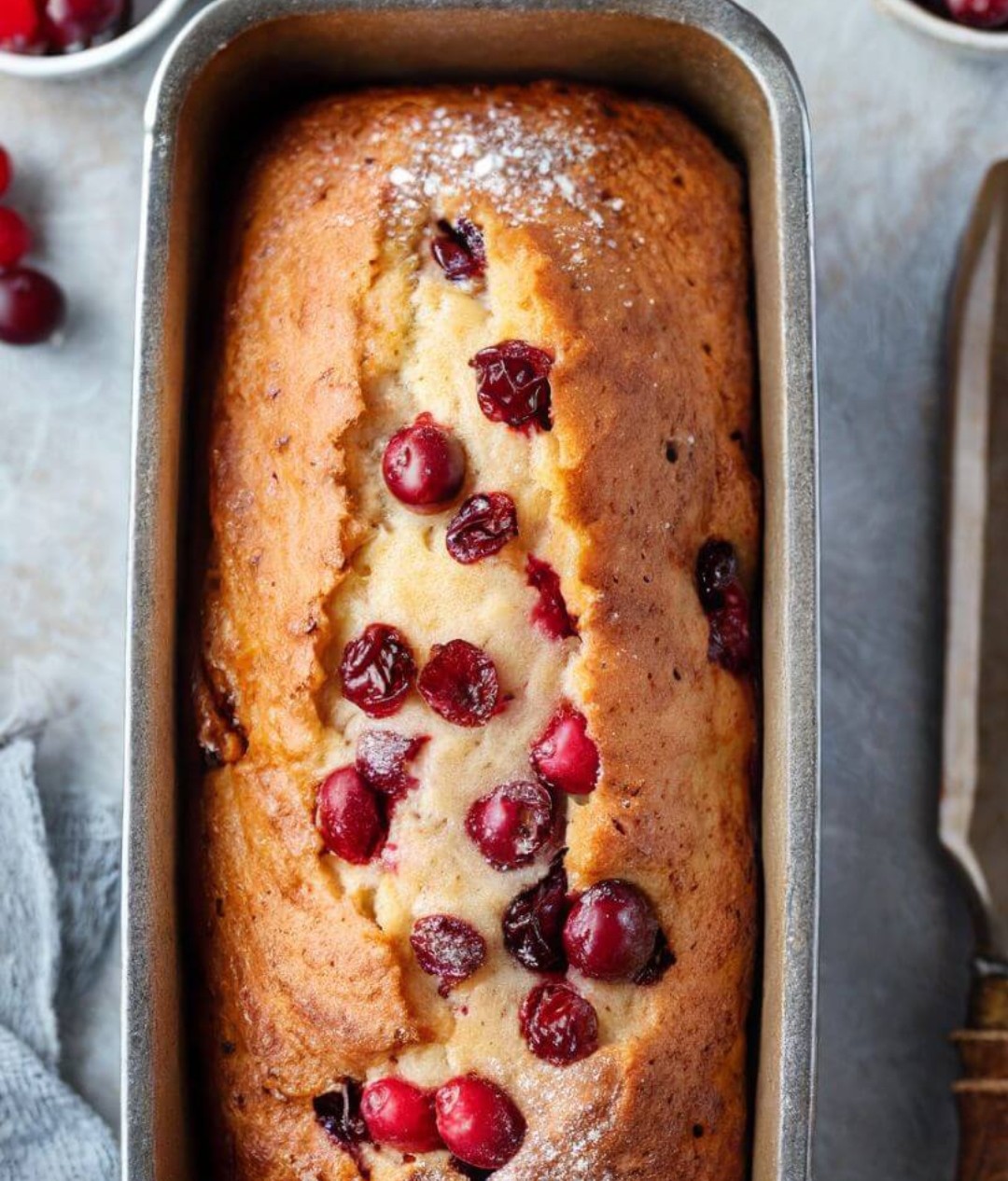 Cream Cheese Cranberry Bread