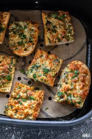 Air Fryer Garlic Bread (Cheesy & Plain!