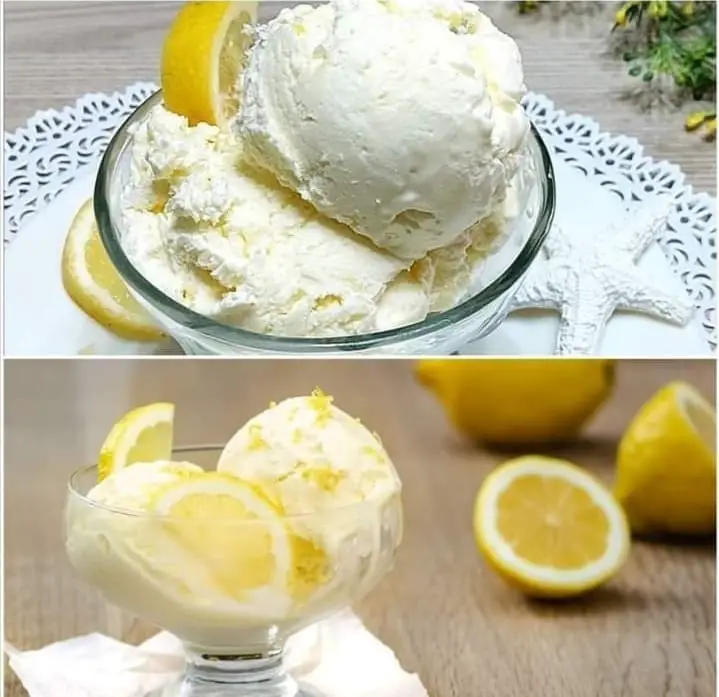 Effortless Lemon Ice Cream: A Sugar-Free Delight with Just Three Ingredients