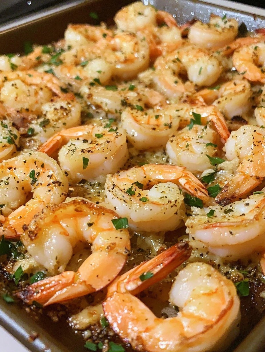 Best Garlic Parmesan Roasted Shrimp