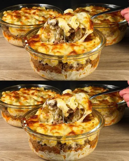 Savory Pasta and Meat Bake