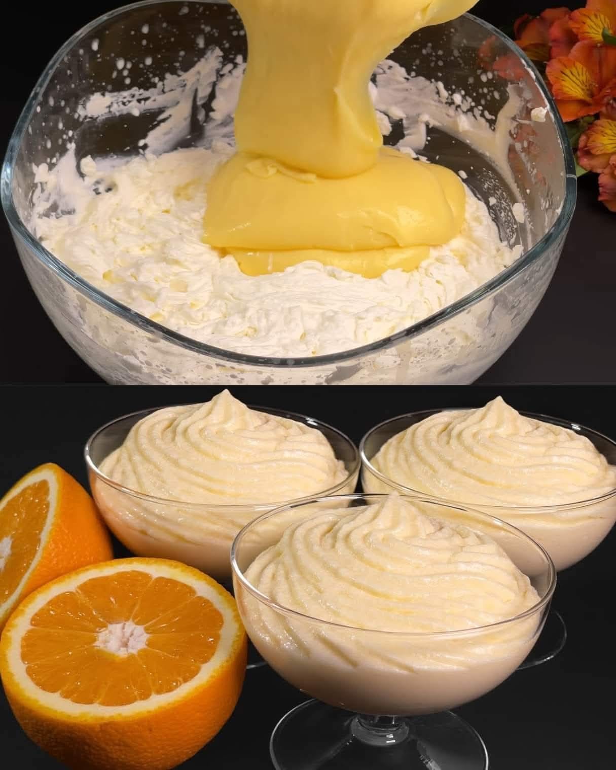 Orange Mascarpone Custard