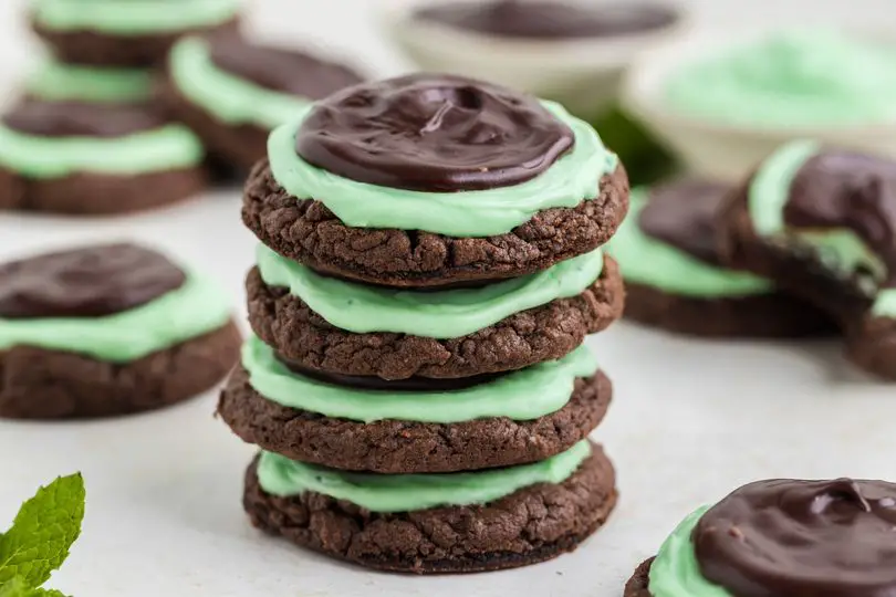 Grasshopper Cake Mix Cookies