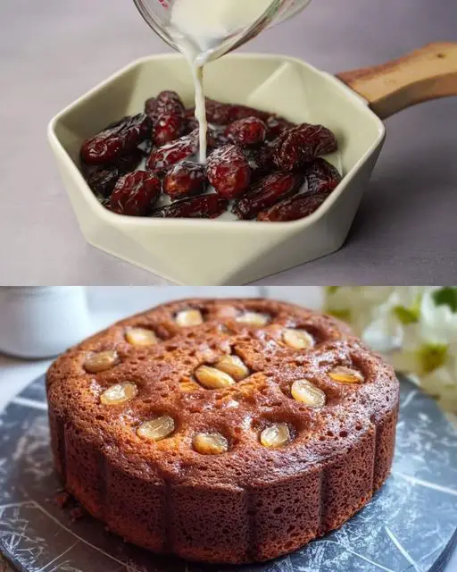 Date Cake with Walnuts