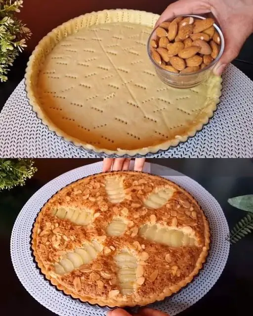 Classic Almond and Pear Tart