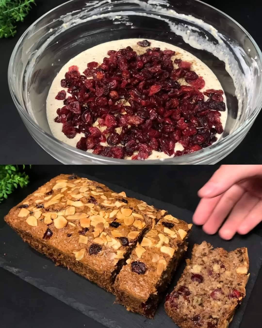 Baked Oat and Fruit Breakfast cake