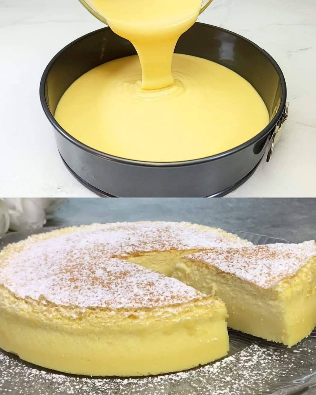 Japanese Cheesecake (3 Ingredients)