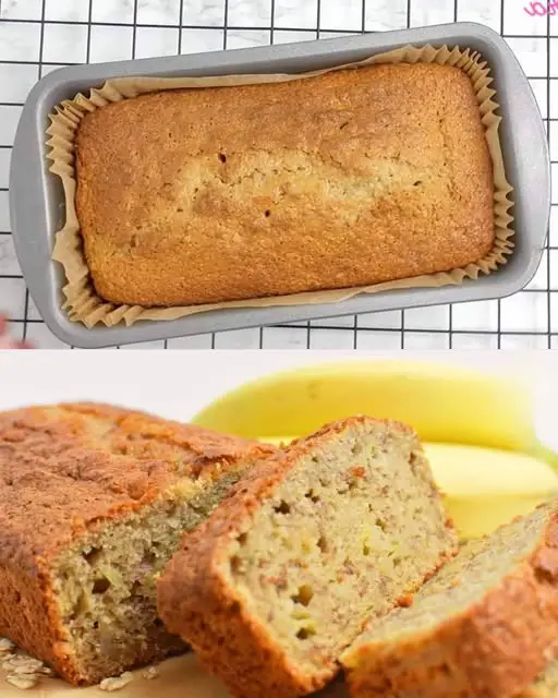 Healthy Banana Bread with Oat Flour