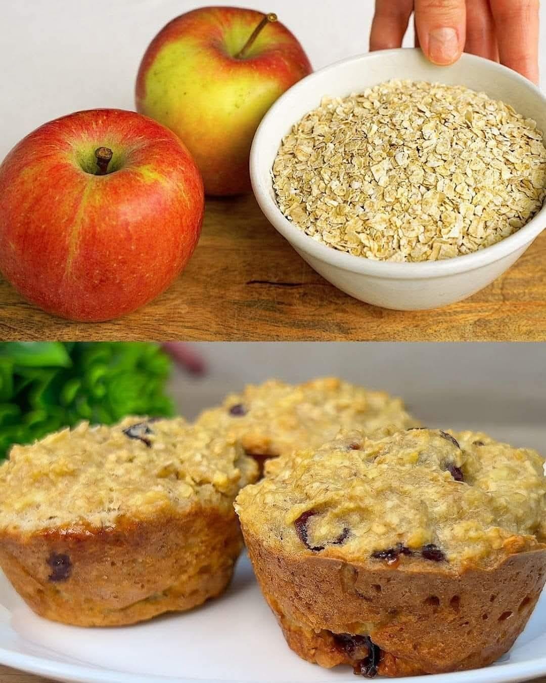 Baked Oatmeal with Apples and Cranberries