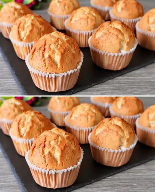 Easy and Fluffy Vanilla Muffins! Perfect for Quick Baking