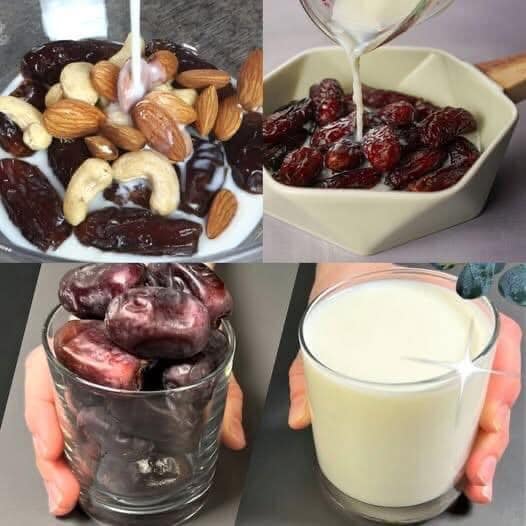 Poured Hot Milk Into Dates