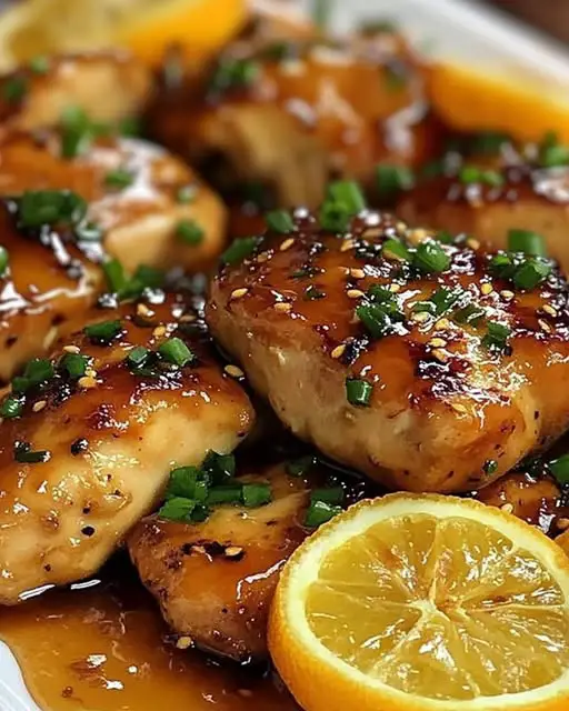 Zesty Glazed Citrus Chicken Delight