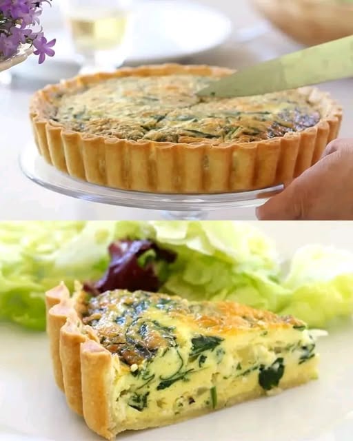 ​Spinach and Cheese Quiche