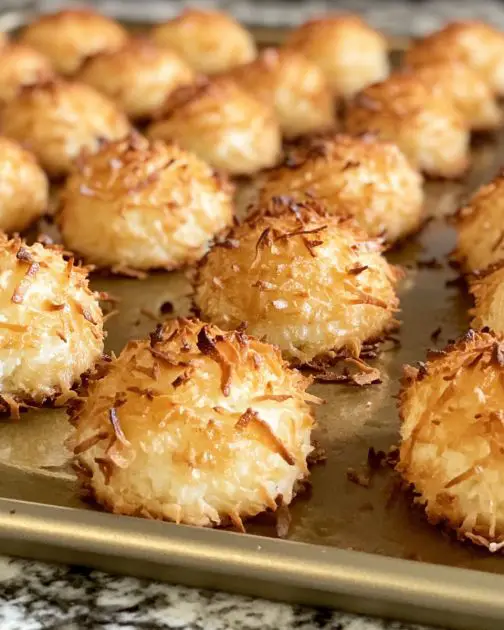 Two Ingredient Coconut Macaroons