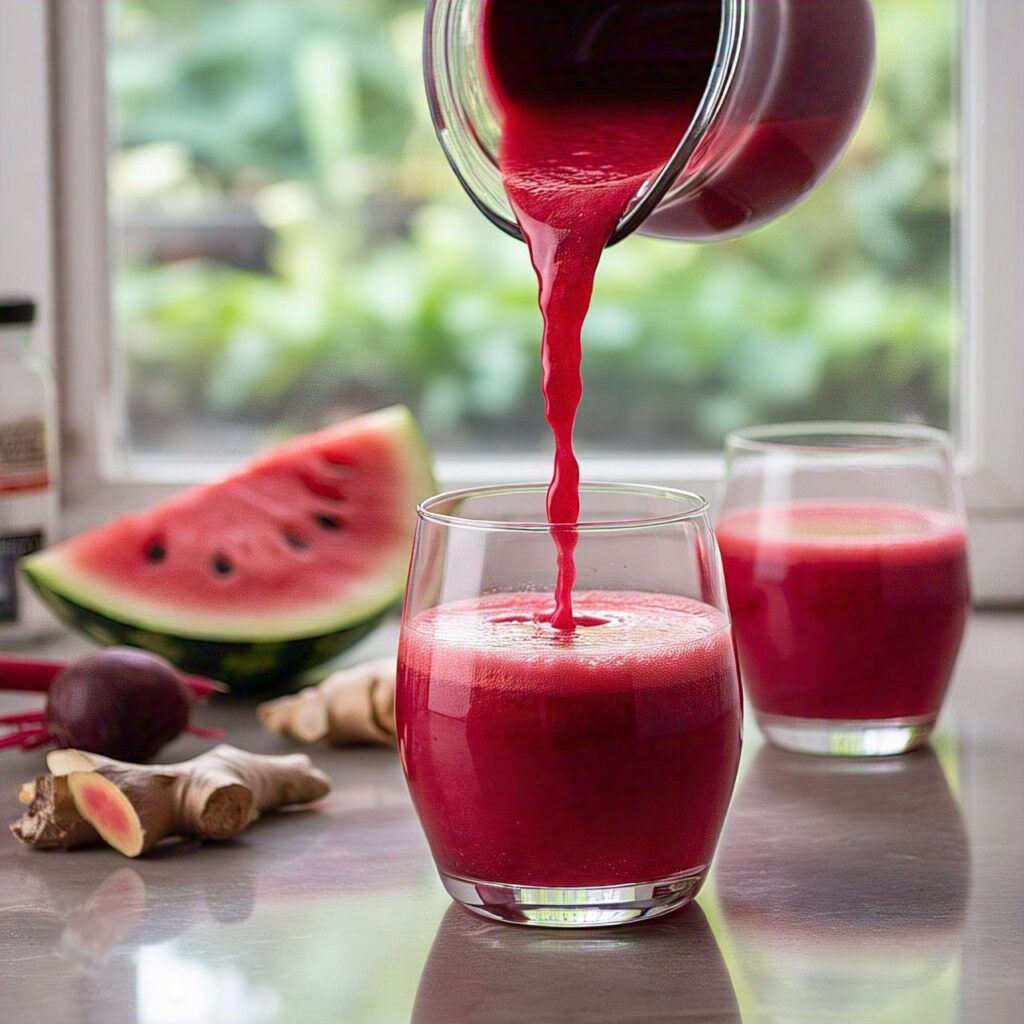 Watermelon, Carrot, Beetroot, and Ginger Juice: A Refreshing Drink with Incredible Health Benefits