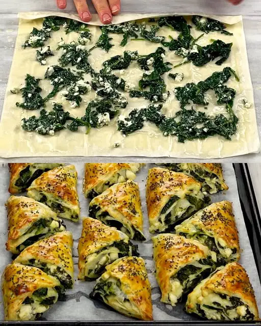 Spanakopita Triangles: the tasty, bite-sized appetizer recipe