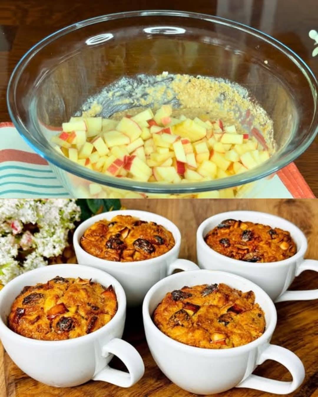 Oatmeal and Apple Mug Cake