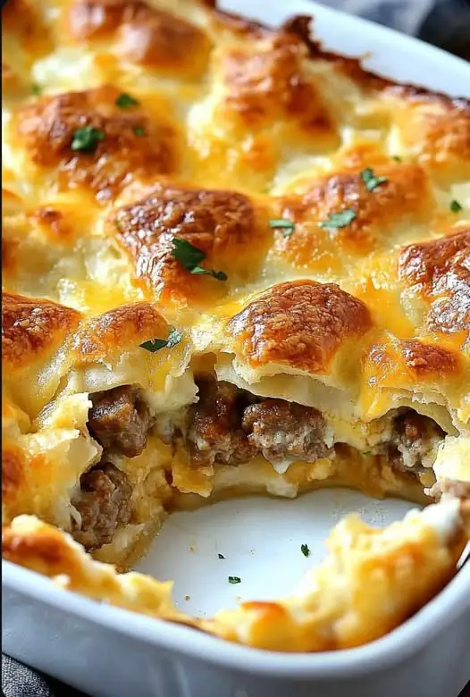 Easy Breakfast Sausage Casserole Recipe