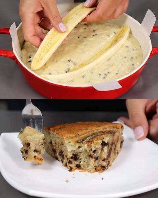 Banana Chocolate Chip Cake