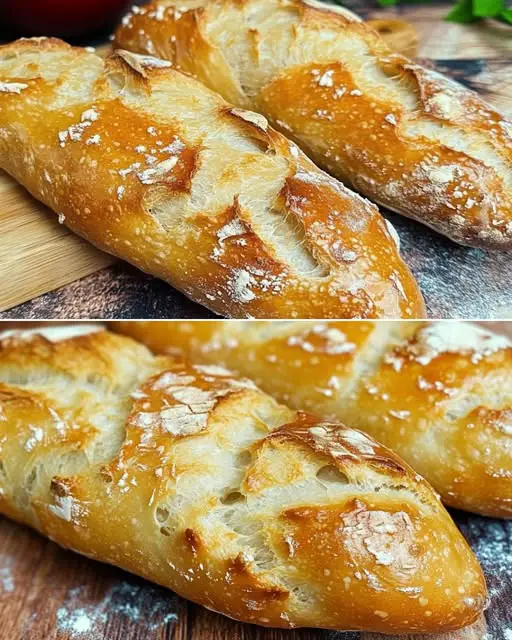 No-Knead French Baguette Recipe