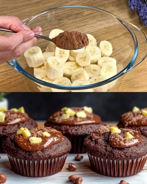 Healthy Banana Oatmeal Muffins