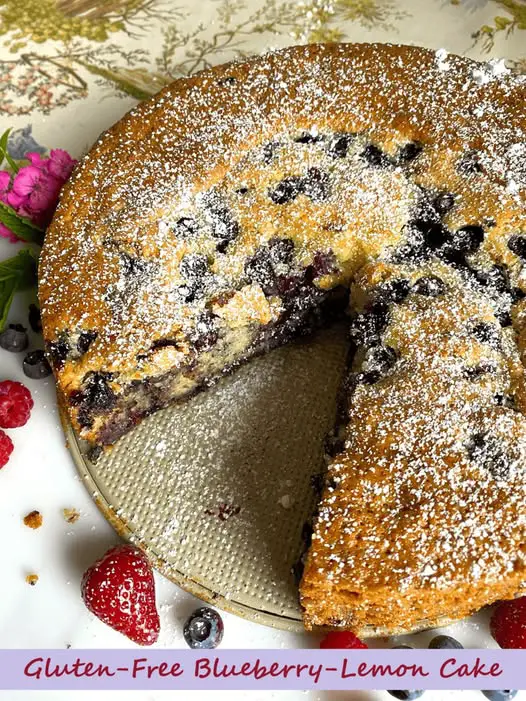 Gluten-Free Blueberry-Lemon Cake