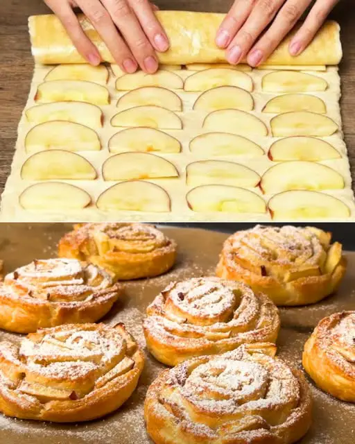 Elegant Apple Rose Pastries: A Simple Yet Stunning Dessert