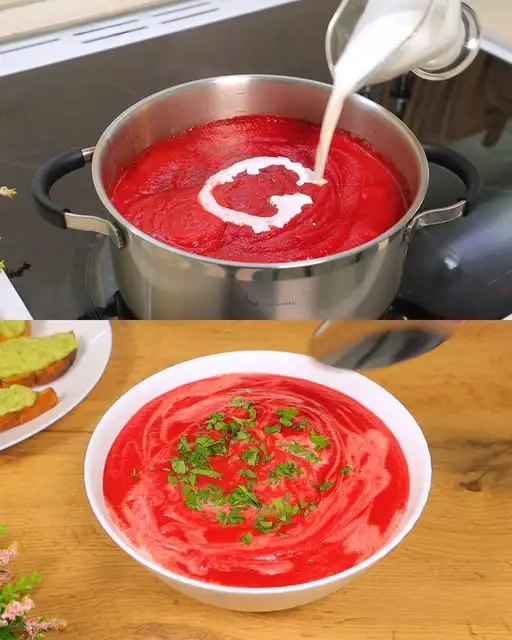 Creamy Beetroot Soup Recipe