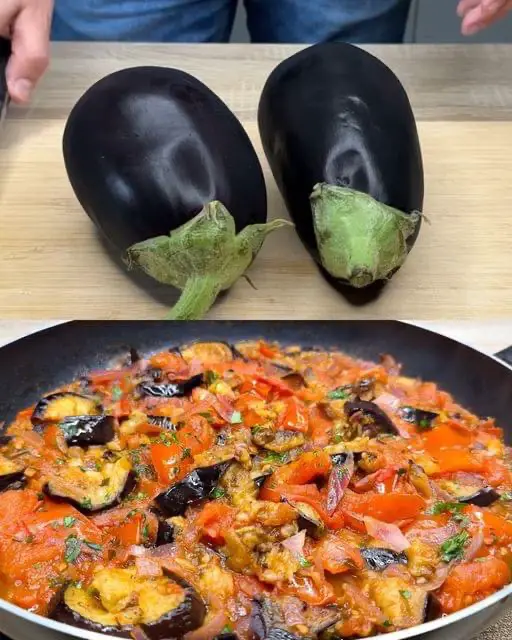 Easy and Tasty Eggplant Delight: A Simple and Flavorful Meat-Free Meal