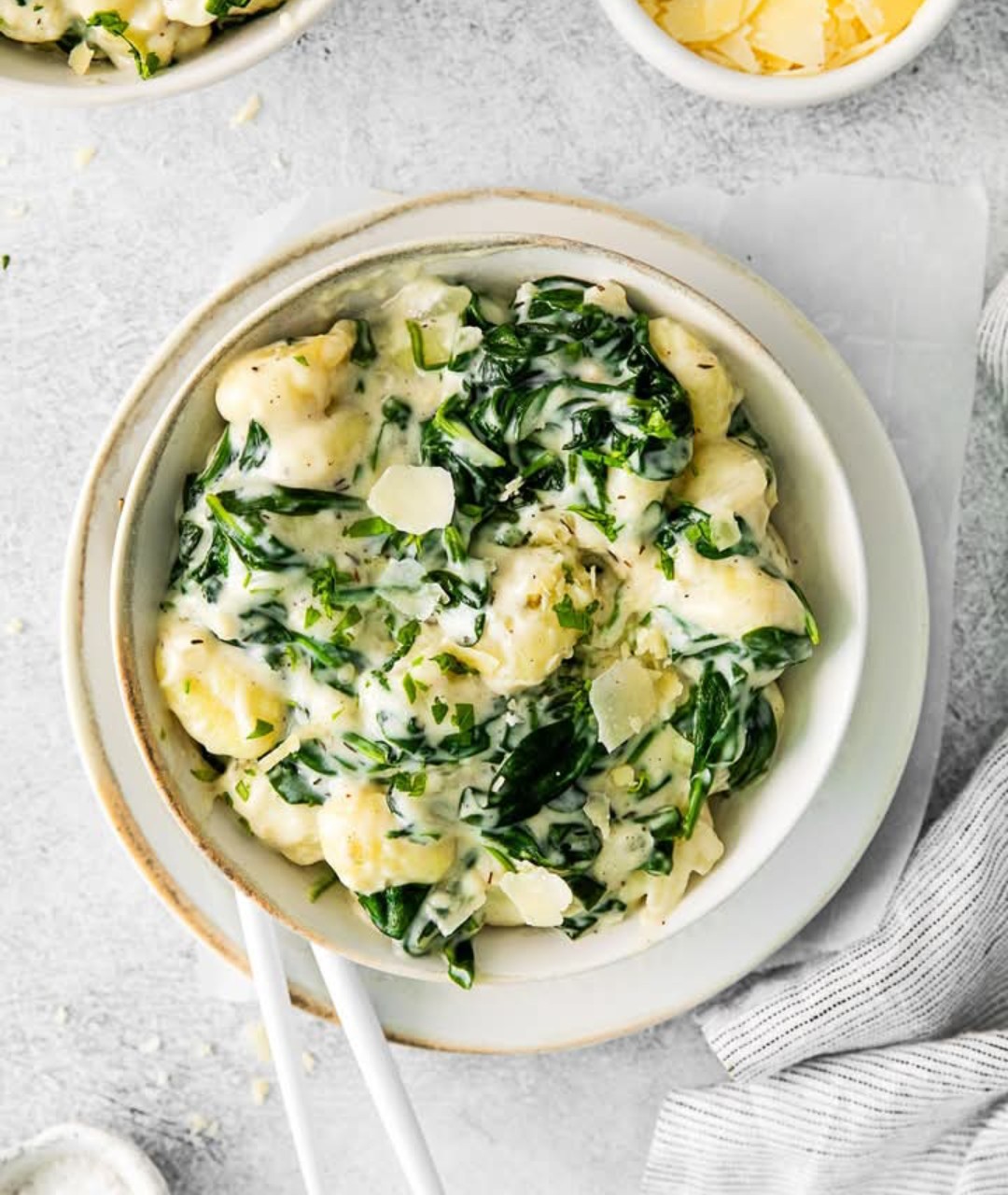 Creamy Spinach Gnocchi