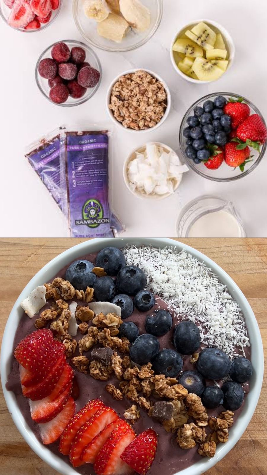 Easy and Quick Acai bowl Recipe